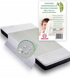 Mammavaitra wodoodporny bambusowy pokrowiec na materac 100 x 150cm