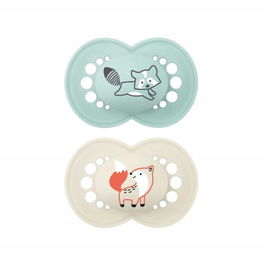 Mam Original smoczek ortodontyczny silikonowy 6m+ 2szt