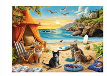 MULIC Puzzle Koty na plaży 500 elementów