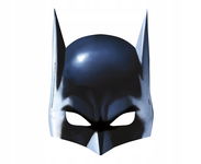 Maski papierowe Batman zestaw 8 sztuk