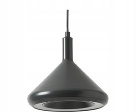 Lampa wisząca Westwing 1 -punkty światła E27 ciemny szary kolor