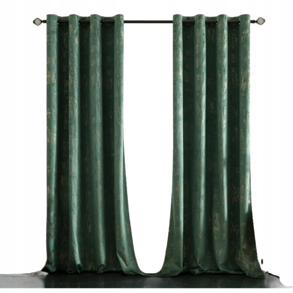 MIULEE Zasłony 140 x 280 cm zielone
