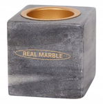 MARMUROWY Świecznik do podgrzewaczy 6x6cm TEALIGHT - uszkodzony