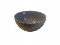 Miska do zupy ceramiczna 12 cm, szara