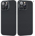 memumi Etui z włókna węglowego do iPhone 15 Pro