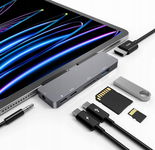 Przejściówka Adapter 7w1 do iPada Pro HDMI USB 3.0 SD/TF USB C 3.0 USB-C PD