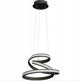 Nowoczesna Czarna Lampa Wisząca LED z Możliwością Ściemniania 32W 2000 Lm