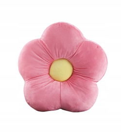 Poduszka Różowy Kwiat z Żółtym Środkiem 50x50 cm