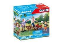 PLAYMOBIL City Life 70990. Dziadkowie z wnuczkiem Zabawka Figurka