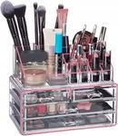 Organizer plastikowy Relaxdays 19x24x13,5 cm przezroczysty