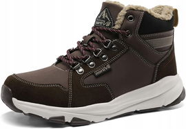 NORTIV8 Buty Zimowe: Ciepłe, Podszewkowane Śniegowce dla Mężczyzn 46