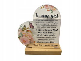 Prezenty miłość akrylowe prezenty w kształcie serca akrylowa tablica