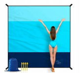 OCOOPA Diveblues koc plażowy Wodoodporny, odporny na piasek 208 x 218 cm