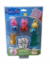PEPPA PIG BOPS N TOPS FIGURKI 5SZT