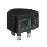 Szybka Ładowarka USB-C USB-A 40W 4-Portowa