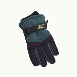 Rękawice dla dzieci zimowe wodoodporne wiatroszczelne 8-12 lat zielone