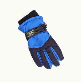 Rękawice dla dzieci zimowe wodoodporne wiatroszczelne 8-12 lat niebieskie