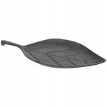 Taca w kształcie liścia aluminium 30x15cm PATERA