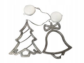 Świąteczna figura świetlna dzwonek i choinka