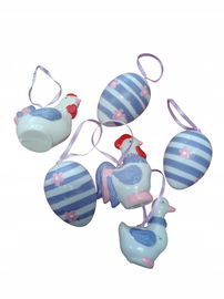 Zestaw ozdób wielkanocnych 6 szt