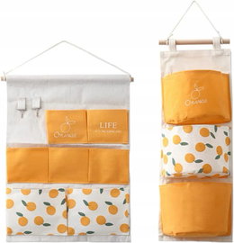 WISZĄCA TORBA DO PRZECHOWYWANIA 2-CZĘŚCIOWY ZESTAW ORGANIZERÓW NAD DRZWIAMI