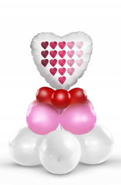 Zestaw Balonów - Miłosny Odcień (Love Shade), rocznica, ślub, walentynki