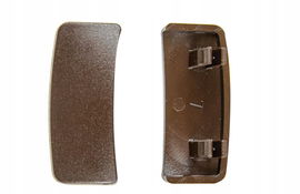 Zaślepki do odwodnień do okien PVC, orzech, brąz 20 sztuk