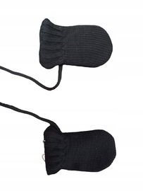 Wełniane rękawiczki niemowlęce na sznurku niebieskie petit bateau 3-6 M