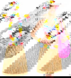 Kostium na imprezę hawajski spódnica hawajska komplet B124