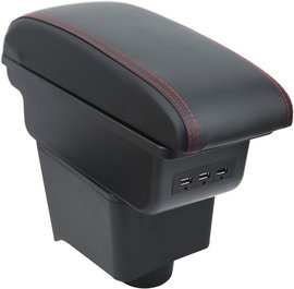 Podłokietnik VW Polo 9N 9N3 (2002-2009) Dwuwarstwowy Skóra C034