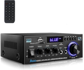 AA20 WZMACNIACZ AUDIO STEREO BLUETOOTH 5.0 FM USB SD 600W HI-FI PILOT KARAOKE