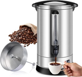Z022 GASTRONOMICZNY EKSPRES DO KAWY ZAPARZACZ PERKOLATOR 18L 120 FILIŻANEK 1500W