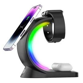 Bezprzewodowa ładowarka 4w1 do iPhone, Watch i AirPods Pro