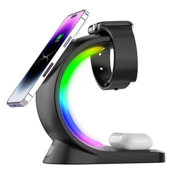 Bezprzewodowa ładowarka 4w1 do iPhone, Watch i AirPods Pro