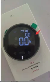 Elektroniczna miarka cyfrowa LCD do pomiaru odległości czarna