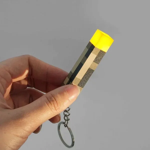 Mini latarka brelok LED na USB - zawieszka dekoracyjna