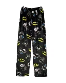 Spodnie Piżamowe Flanelowe - Batman - Ciepłe, Miękkie, Jesienne/Zimowe