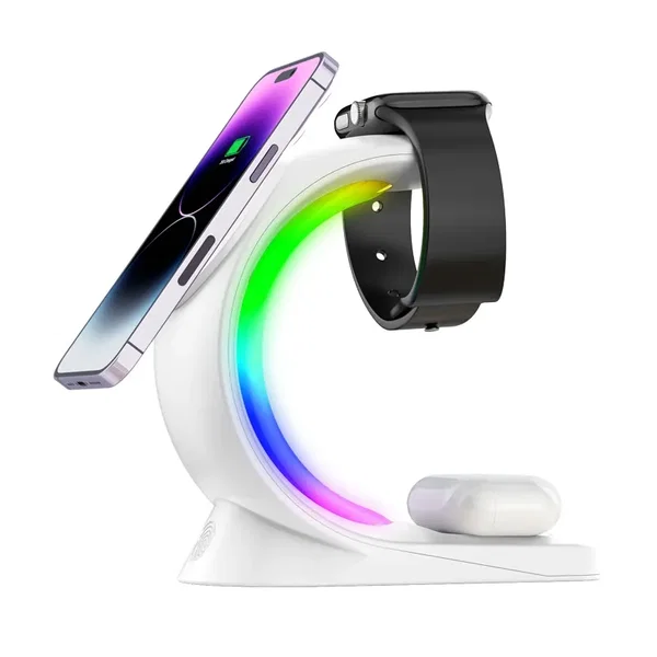 Magnetyczna stacja ładowania 4 w 1 do iPhone, Watch i AirPods Pro
