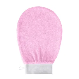 Różowe rękawice kąpielowe peelingujące Home Fashion