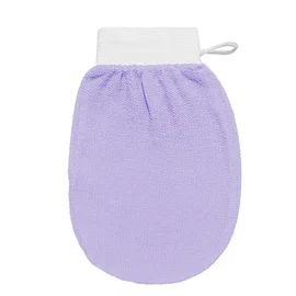 Rękawice peelingujące do kąpieli Home Fashion, lawendowe