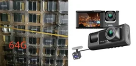 Rejestrator jazdy HD 1080P IR do wnętrza i na zewnątrz auta, zestaw 4