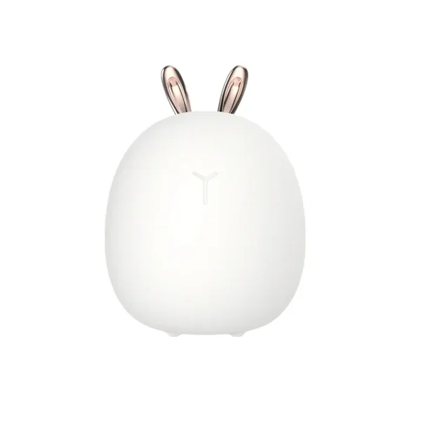 Lampka nocna z kreskówkowym królikiem, ładowana przez USB