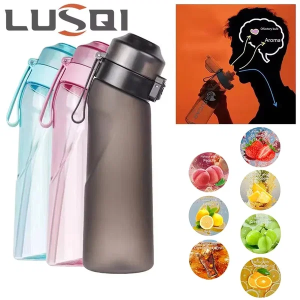 LUSQI 650 ml butelka smakowa z 7 kapsułami