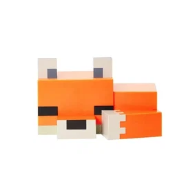 Lampka nocna Lisek LED do pokoju dziecięcego Minecraft