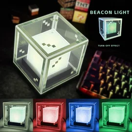 Lampka Pixel LED z akumulatorem do biurka Minecraft