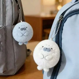 Pluszowy brelok foka do plecaka 10 cm