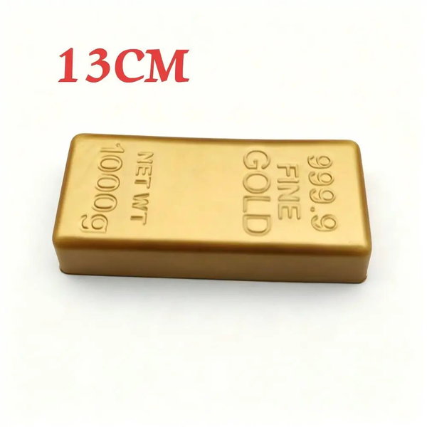 Butter Stick Fidget Toys Squishy Elastyczny Stick Funny – Gold Bricks-13 cm