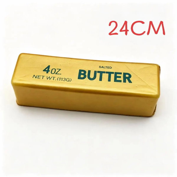 Butter Stick Fidget Toys Squishy Elastyczny Ser Funny – Golden Butter-24 cm