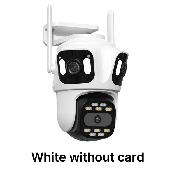 Kamera IP WiFi Trzy Obiektywy – White Without Card / wtyczka UE