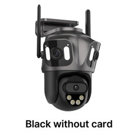 Kamera IP WiFi Trzy Obiektywy Kamera – Black Without Card / wtyczka UE